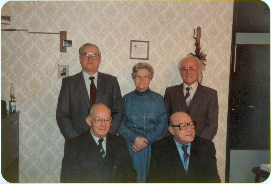 Petrus, Hilje, Jurjen, Berend en Jan Maring.